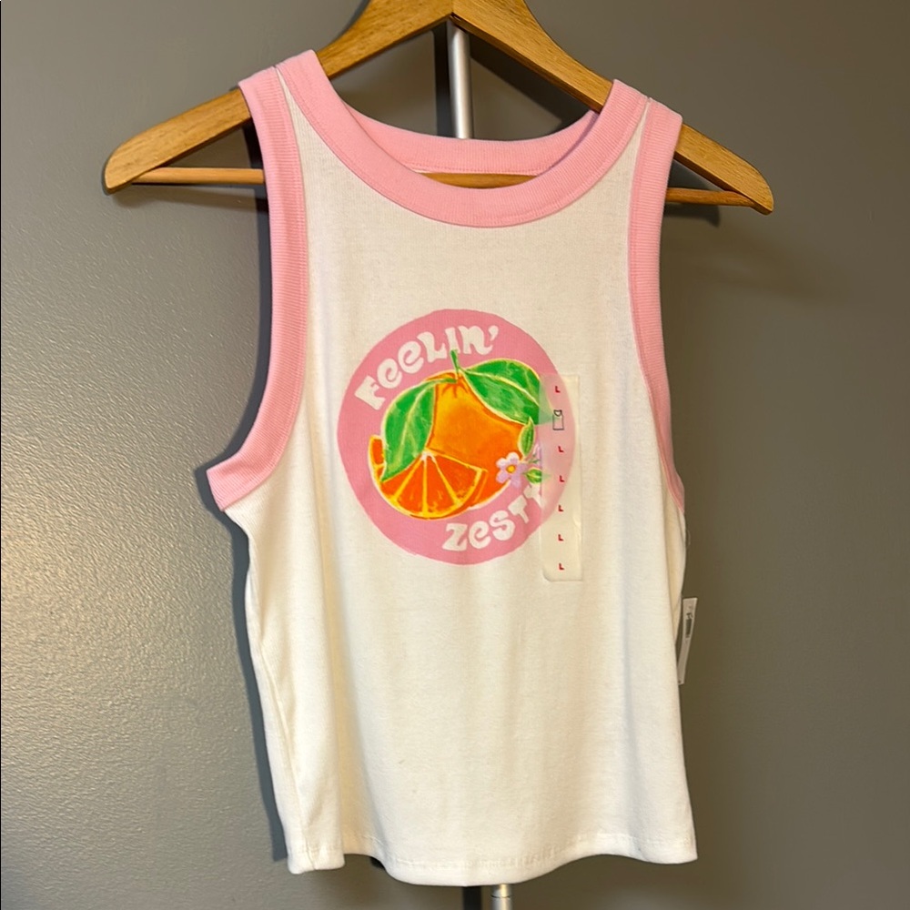 Old Navy Sleeveless Top - Pink and White